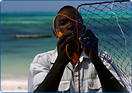 Ramadan am Knüpfen der Netzpanels
