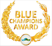 1. Platz beim Blue Champion Award! Blue Champions Award Logo